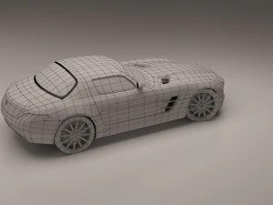 mercedes benz sls 3D Model
