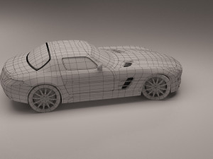mercedes benz sls 3D Model