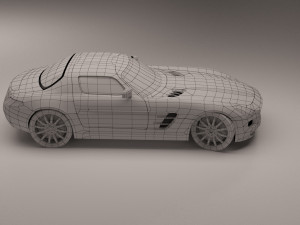 mercedes benz sls 3D Model