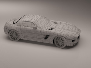 mercedes benz sls 3D Model