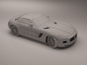 mercedes benz sls 3D Model