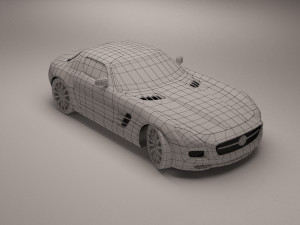 mercedes benz sls 3D Model