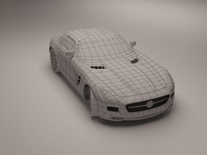 mercedes benz sls 3D Model