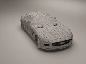 mercedes benz sls 3D Model