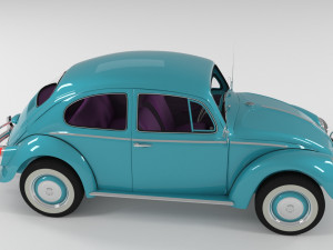 vw beetle classic 3D 模型