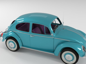 vw beetle classic Model 3D