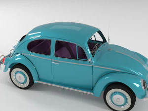 vw beetle classic 3D Model