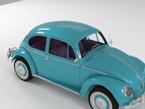 vw beetle classic 3D Model
