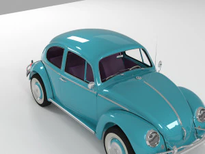 vw beetle classic 3D Model
