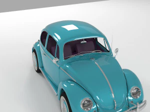 vw beetle classic 3D Model