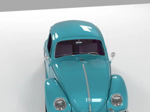 vw beetle classic 3D Model