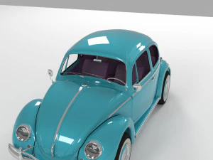 vw beetle classic 3D Model