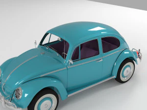 vw beetle classic 3D Model