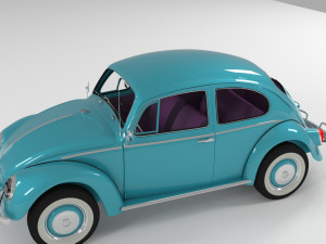 vw beetle classic Model 3D