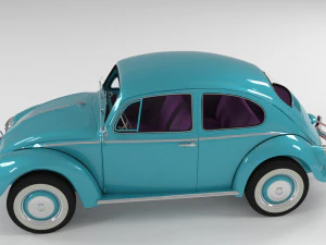 vw beetle classic 3D Model