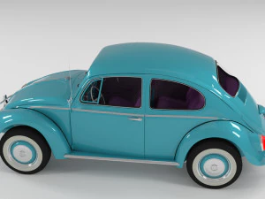 vw beetle classic 3D Model