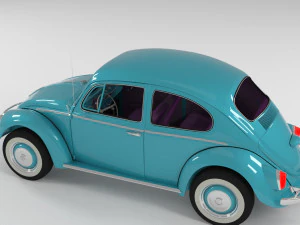 vw beetle classic 3D Model