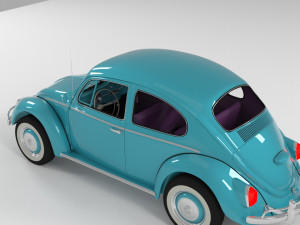 vw beetle classic Model 3D