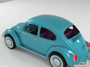 vw beetle classic 3D Model