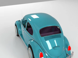 vw beetle classic 3D Model