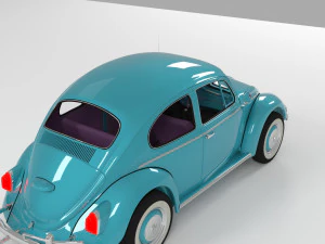 vw beetle classic 3D Model