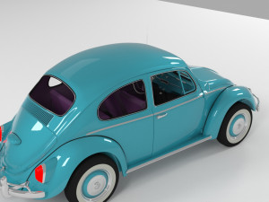 vw beetle classic Model 3D