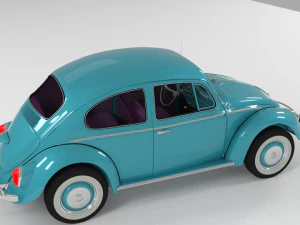 vw beetle classic 3D Model