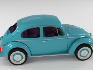 vw beetle classic Model 3D