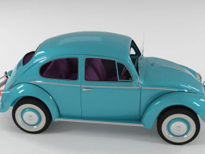 vw beetle classic 3D Model