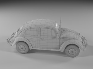 vw beetle classic Model 3D