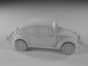 vw beetle classic 3D Model