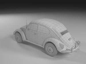 vw beetle classic Model 3D