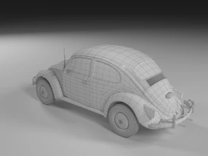 vw beetle classic 3D Model