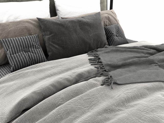Bed Modern 3D Model .c4d .max .obj .3ds .fbx .stl .blend 