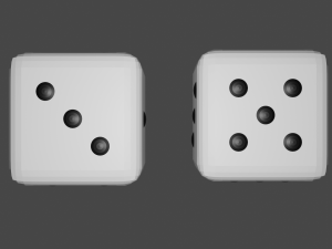 dice Model 3D