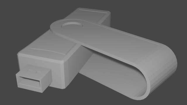 usb flash Modelo 3D .c4d .max .obj .3ds .fbx .stl .blend 