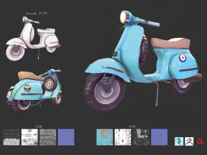 vespa Modelo 3D