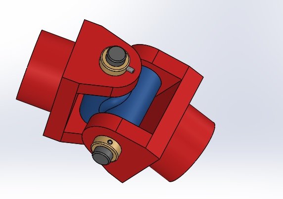 universal joint 3d printed model 3D Bask Modeli