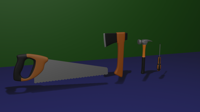 set of tools 3D मॉडल .c4d .max .obj .3ds .fbx .stl .blend 