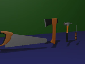 set of tools 3D Model
