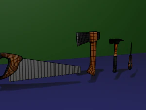 set of tools 3D Model
