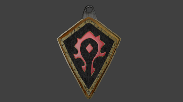 horde medal Modelo 3D .c4d .max .obj .3ds .fbx .stl .blend
