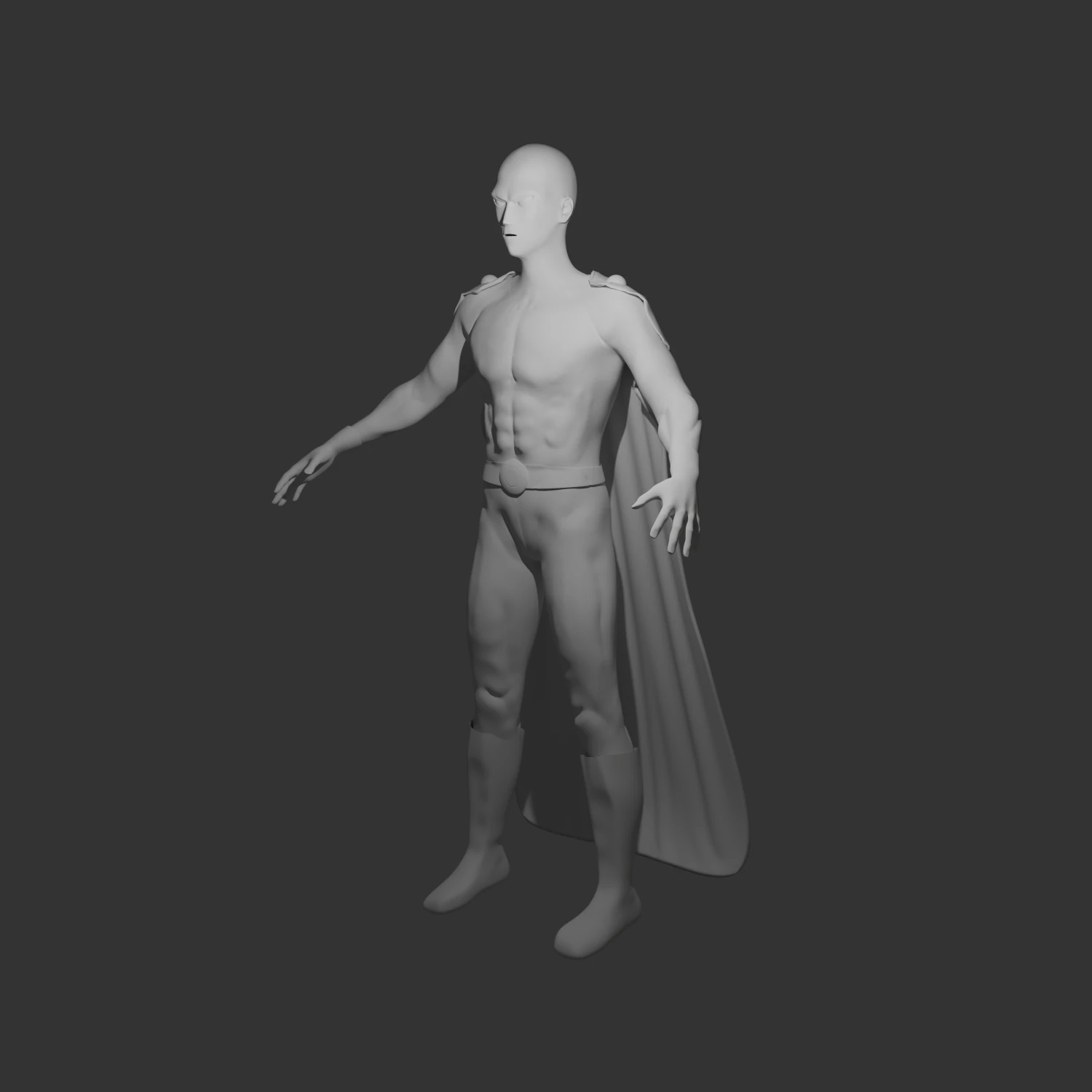 saitama 3d game 3D Model .c4d .max .obj .3ds .fbx .stl .blend 