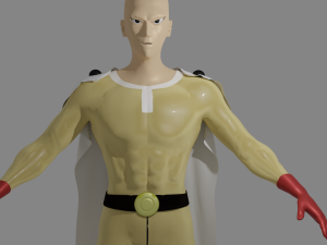 saitama 3d game 3D मॉडल