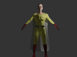 saitama 3d game 3D मॉडल