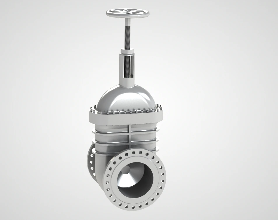 gate valve assembly 3D Model .c4d .max .obj .3ds .fbx .stl .blend