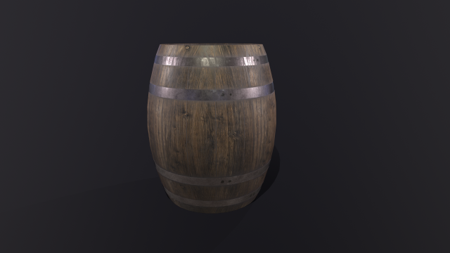 Photorealistic barrel 3D 모델 .c4d .max .obj .3ds .fbx .stl .blend 