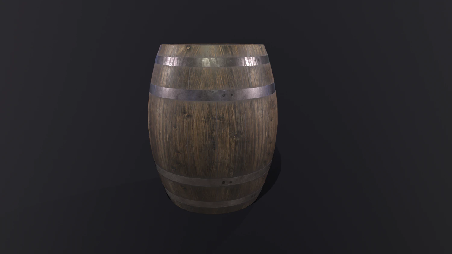 Photorealistic barrel 3D Model .c4d .max .obj .3ds .fbx .stl .blend 