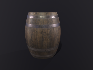 Photorealistic barrel 3D Модель