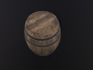 Photorealistic barrel 3D 모델